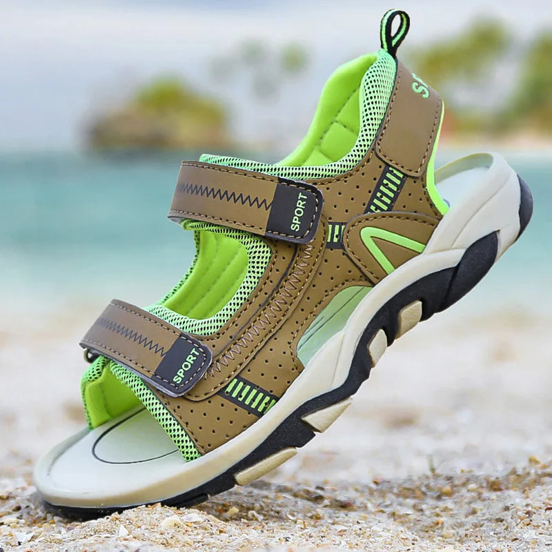 Kids Breathable Closed-Toe Summer Sandals