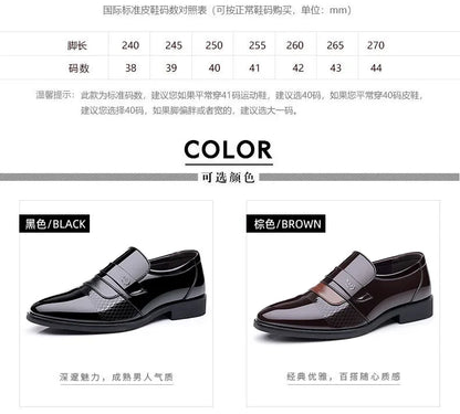 Men’s Luxury Leather Brogue Oxford Dress Shoes
