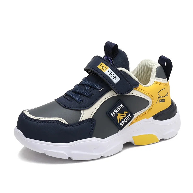 Kids Autumn Winter Leather Sports Shoes