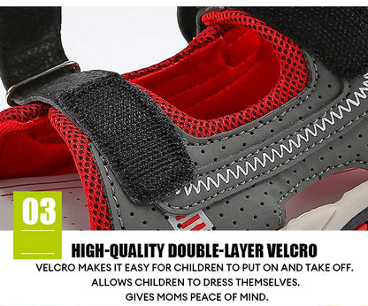 Kids Breathable Closed-Toe Summer Sandals