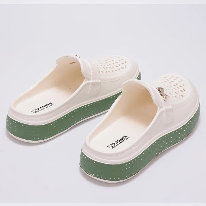 Unisex EVA Closed-Toe Flat Slippers