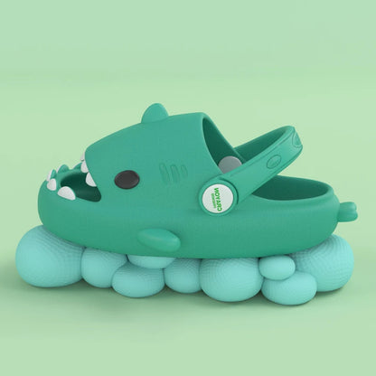 Kids Shark Cartoon Slip-On Sandals