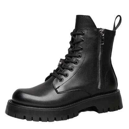Men’s Leather Winter Ankle Boots Non-Slip