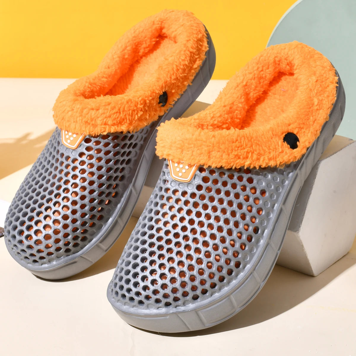 Unisex Winter Cotton Velvet Slippers