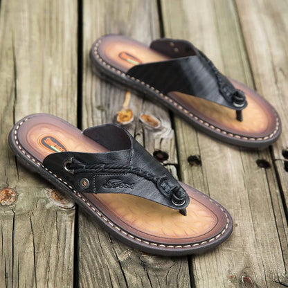 Men Handmade Leather Outdoor Sandals