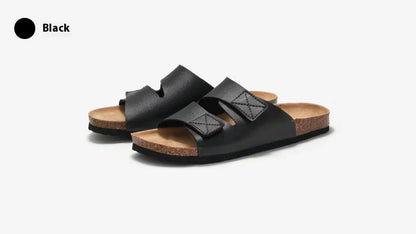 Men’s Cork Footbed Adjustable Strap Sandals