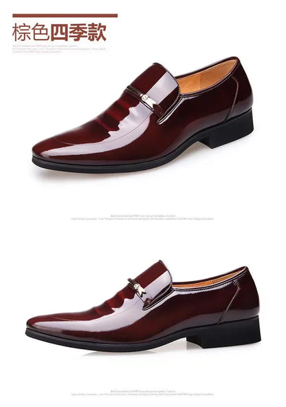 Men’s Luxury Leather Oxford Formal Dress Shoes