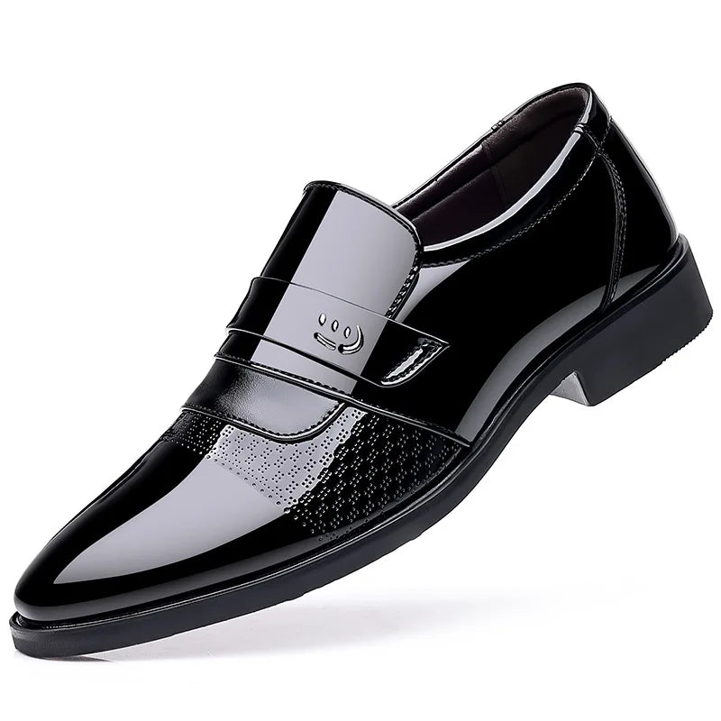 Men’s Luxury Leather Brogue Oxford Dress Shoes