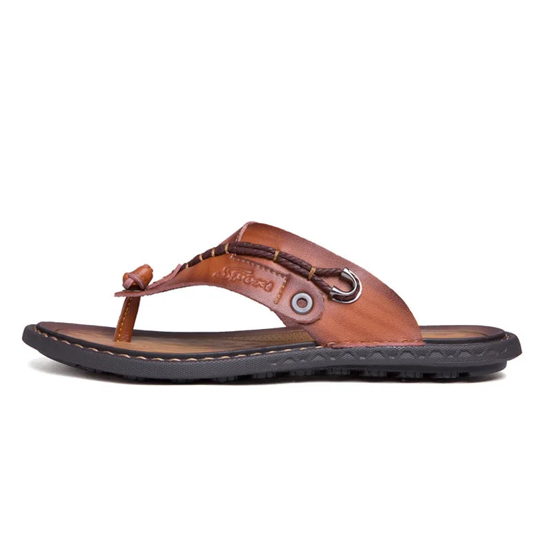 Men Handmade Leather Outdoor Sandals