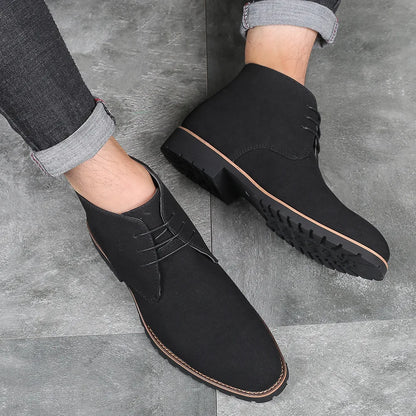 Men’s Suede Leather Chelsea Chukka Ankle Boots