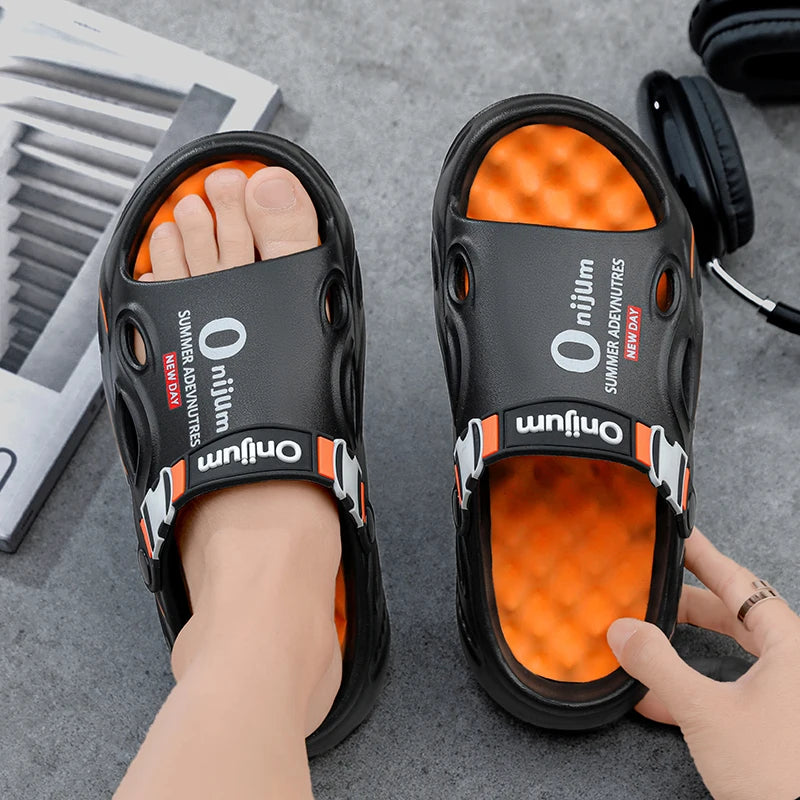 Unisex Summer Massage Soft Casual Slide Sandals