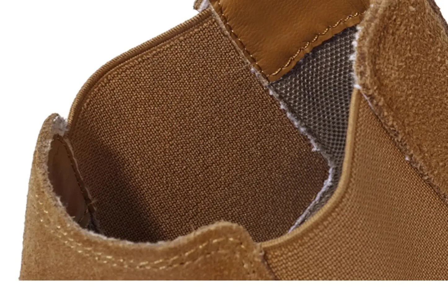 Men Retro Faux Suede Chelsea Boots