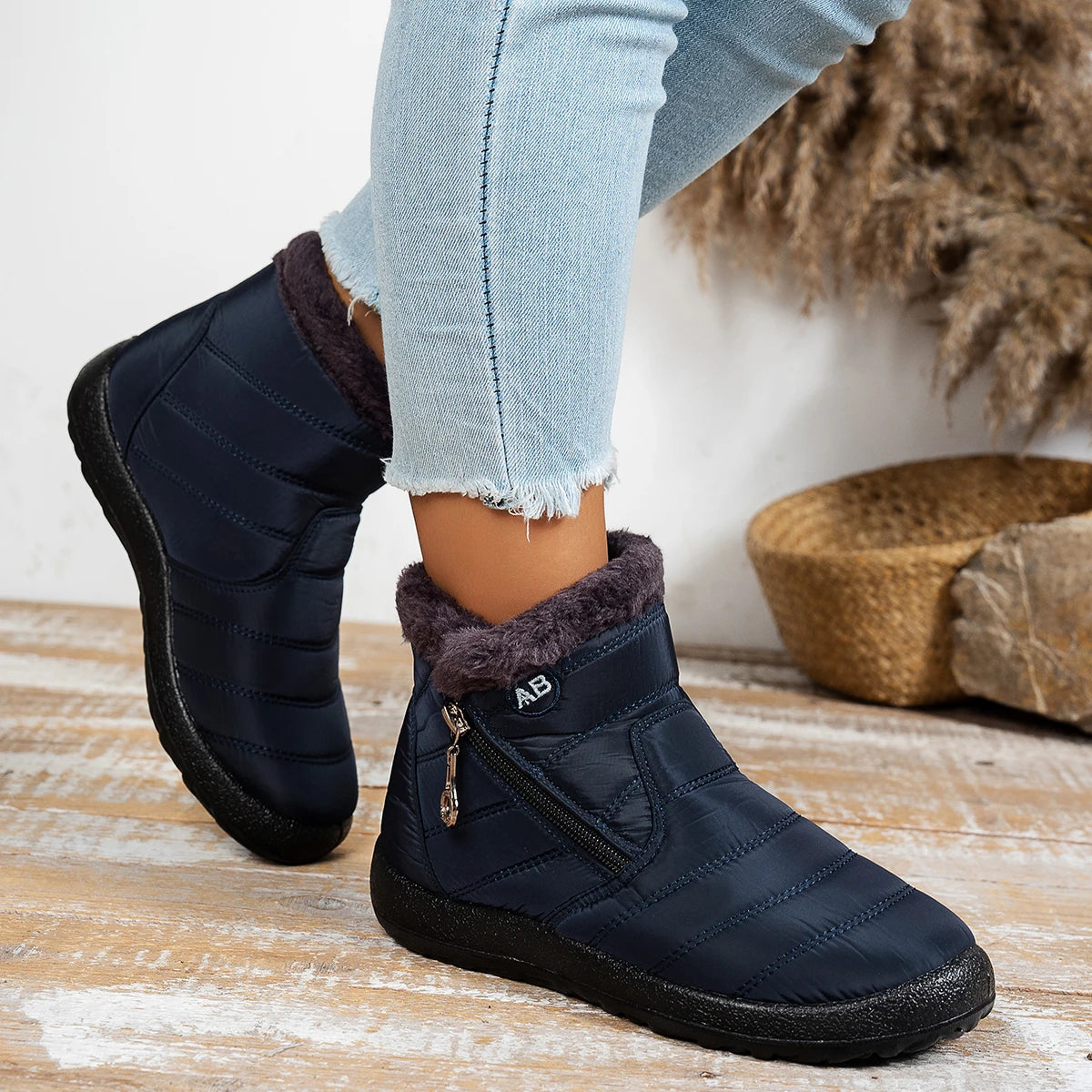 Women’s Waterproof Winter Snow Ankle Boots