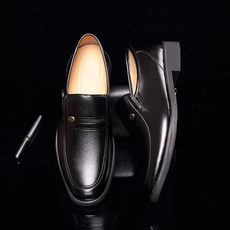 Men’s Leather Luxury Slip-On Dress Loafers