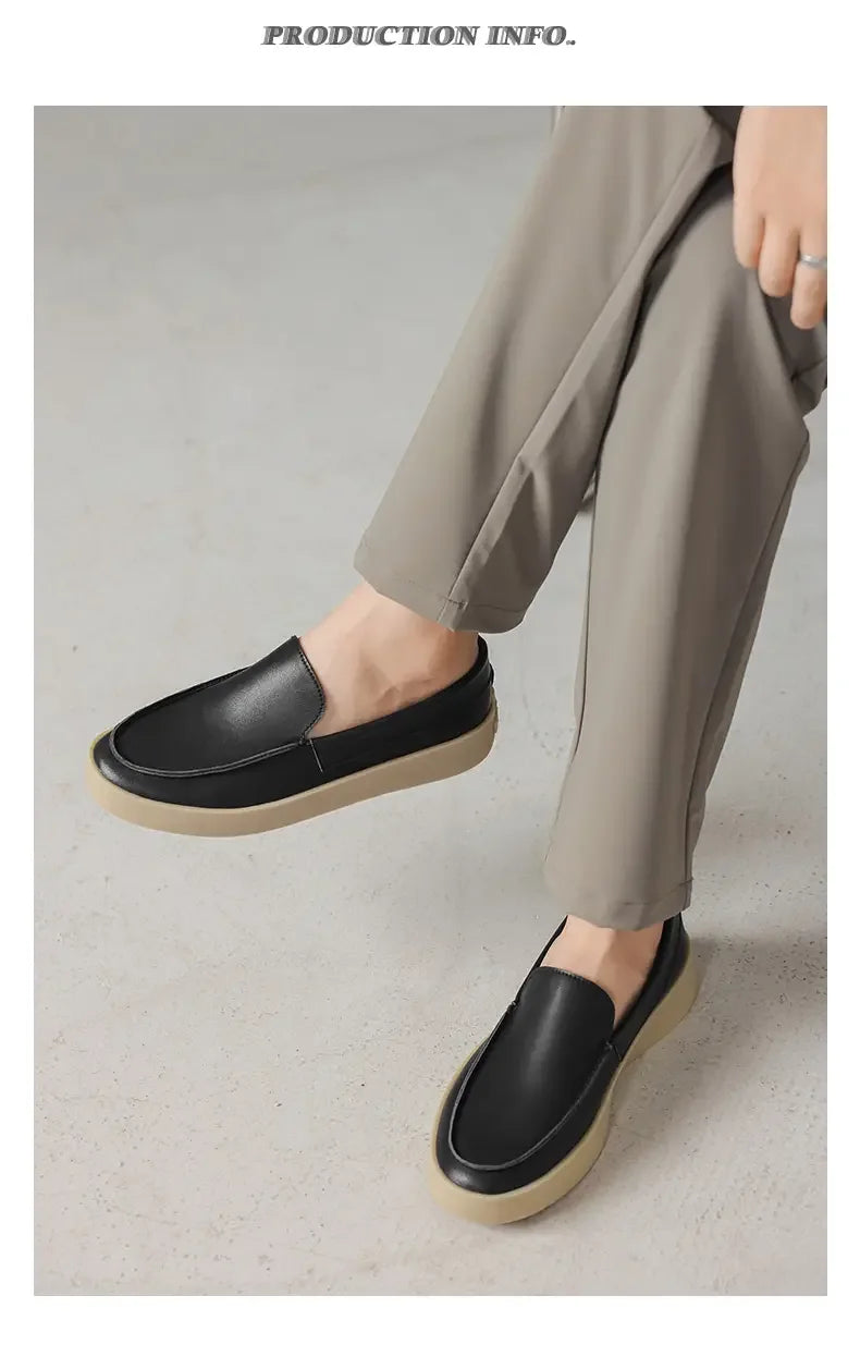 Men Casual Leather Oxford Shoes