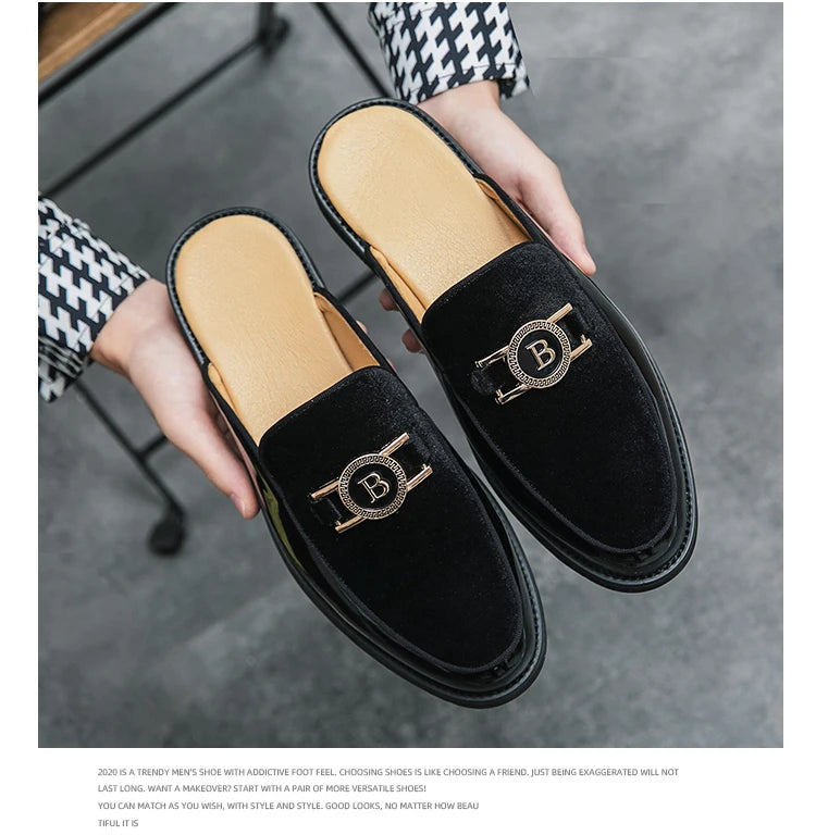 Men’s Leather Casual Slip-On Summer Loafers