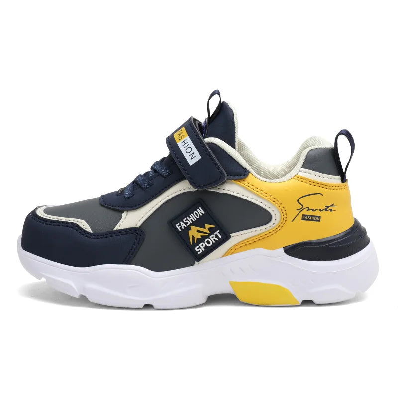 Kids Autumn Winter Leather Sports Shoes