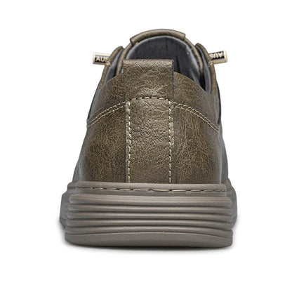 Men’s Leather Casual Oxford Flat Dress Shoes