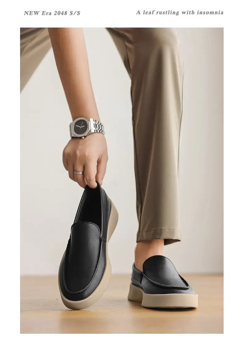 Men Casual Leather Oxford Shoes