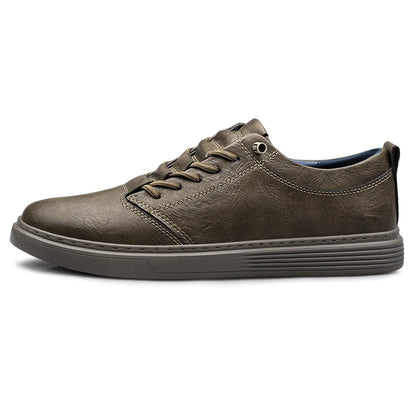 Men’s Leather Casual Oxford Flat Dress Shoes