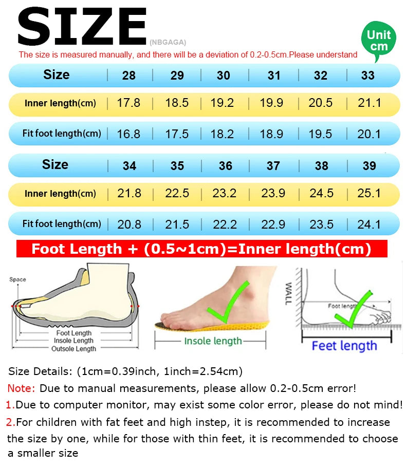 Kids Breathable Spring Sports Sneakers
