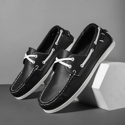 Men’s Slip-On Apron Toe Loafer Shoes