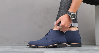 Men’s Suede Leather Chelsea Chukka Ankle Boots
