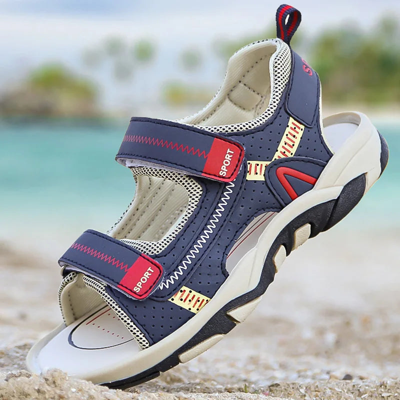 Kids Breathable Closed-Toe Summer Sandals