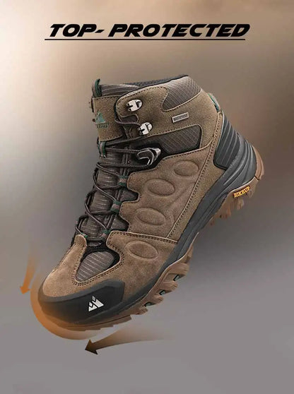 High-Top Men Suede Hiking Boots