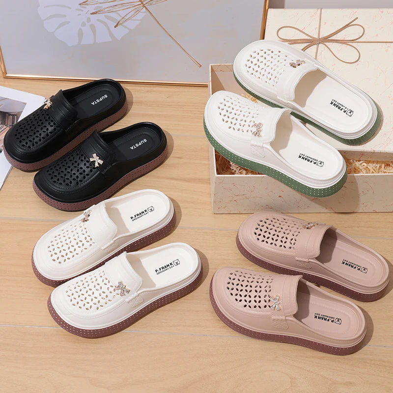 Unisex EVA Closed-Toe Flat Slippers