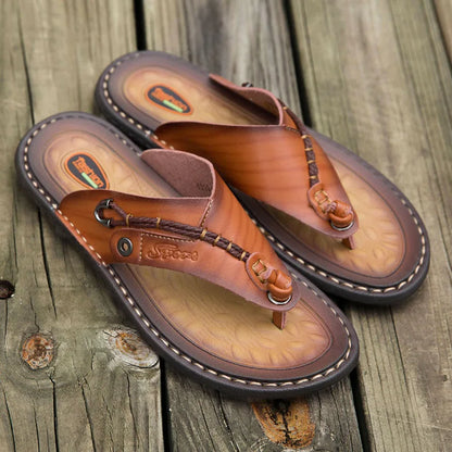 Men Handmade Leather Outdoor Sandals