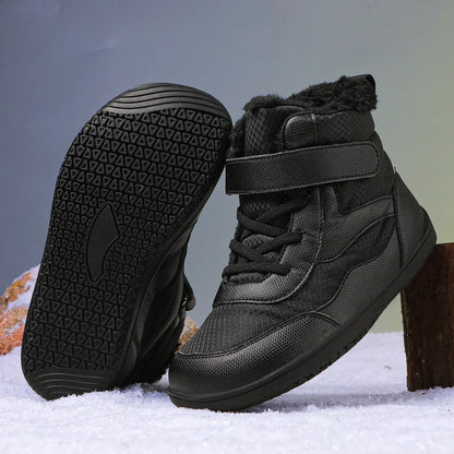 Kids Waterproof Fur-Lined Winter Boots
