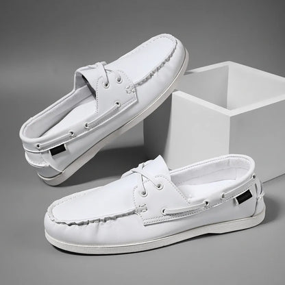 Men’s Slip-On Apron Toe Loafer Shoes