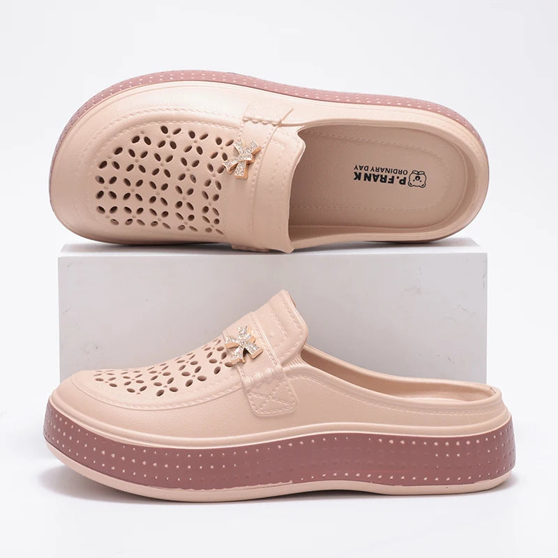Unisex EVA Closed-Toe Flat Slippers