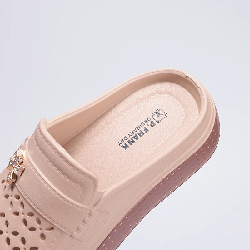Unisex EVA Closed-Toe Flat Slippers