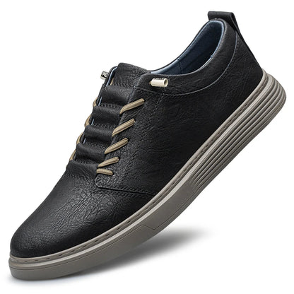 Men’s Leather Casual Oxford Flat Dress Shoes