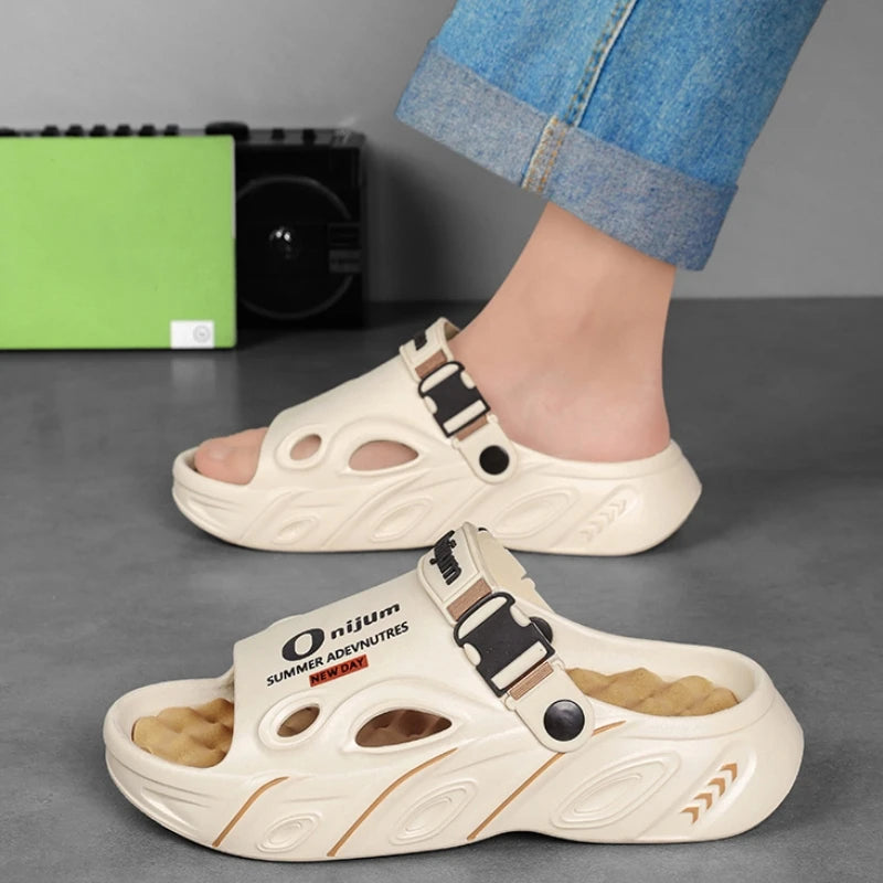 Unisex Summer Massage Soft Casual Slide Sandals