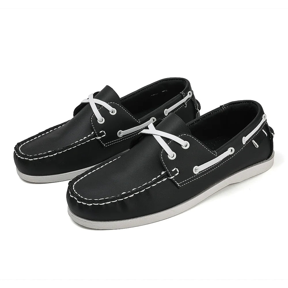 Men’s Slip-On Apron Toe Loafer Shoes