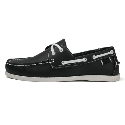 Men’s Slip-On Apron Toe Loafer Shoes