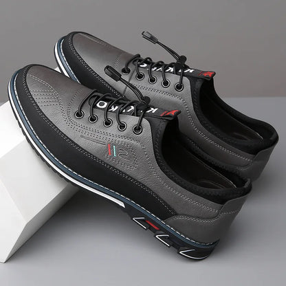 Men Leather Oxford Dress Shoes