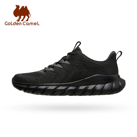 Men’s Lightweight Black Casual Sports Sneakers