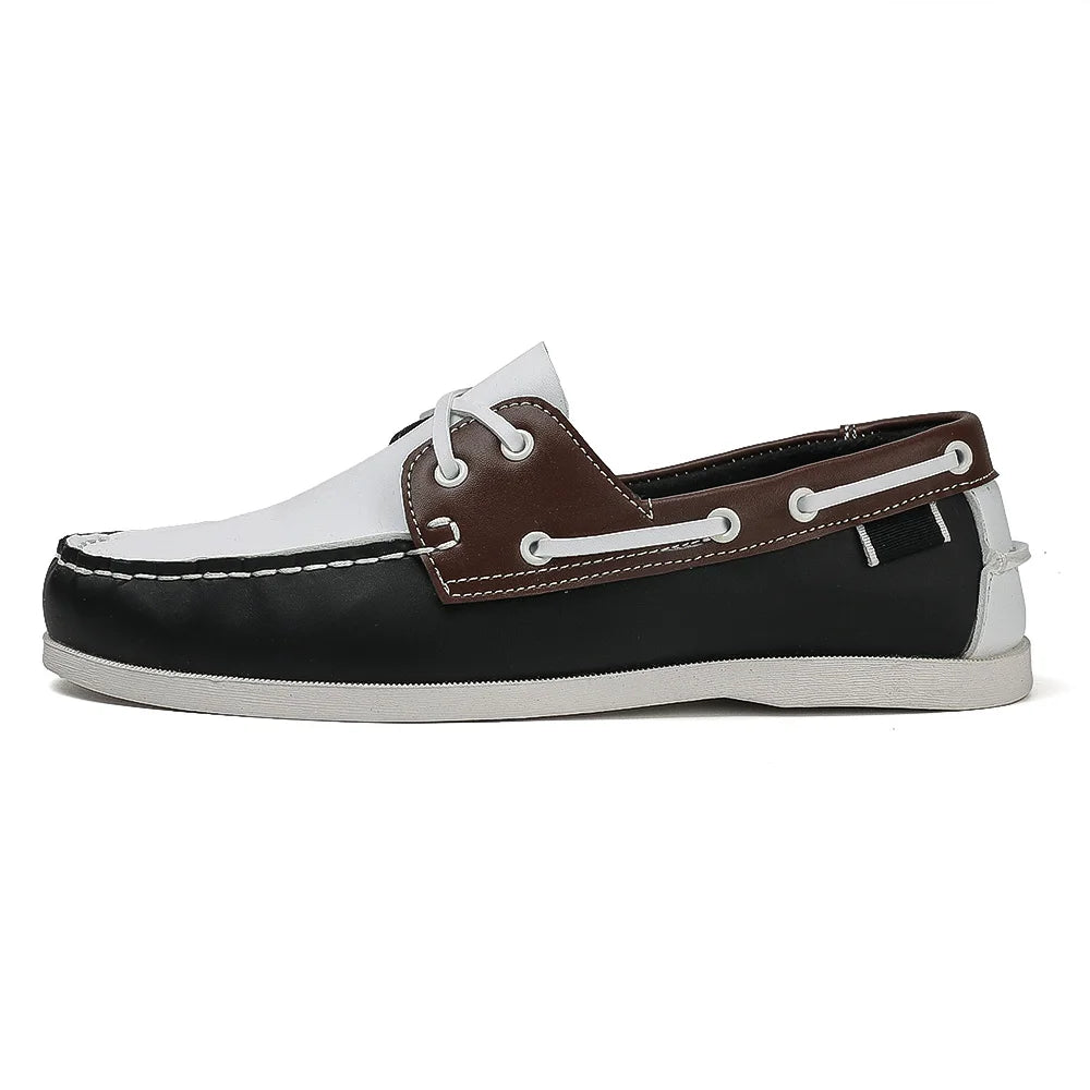 Men’s Slip-On Apron Toe Loafer Shoes