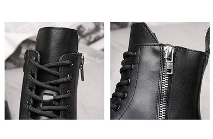 Men’s Leather Winter Ankle Boots Non-Slip