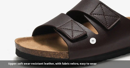 Men’s Cork Footbed Adjustable Strap Sandals