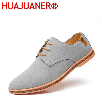 Men’s Suede Leather Oxford Casual Dress Shoes