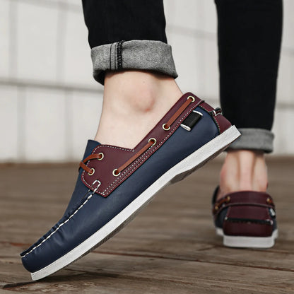 Men’s Slip-On Apron Toe Loafer Shoes