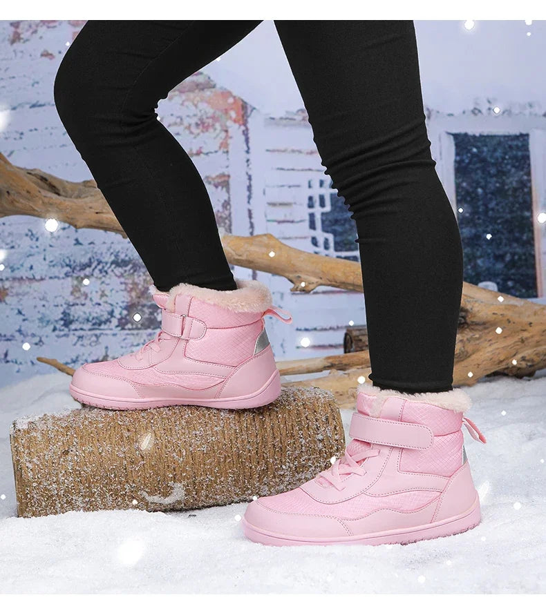Kids Waterproof Fur-Lined Winter Boots