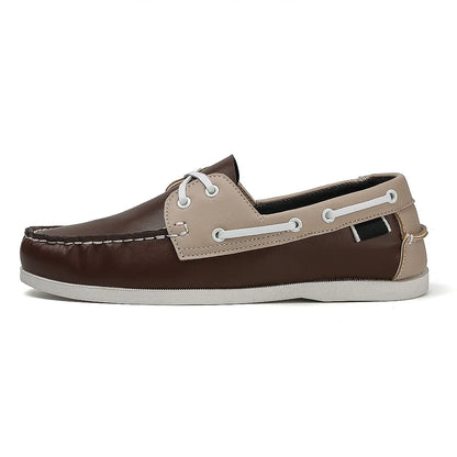 Men’s Slip-On Apron Toe Loafer Shoes