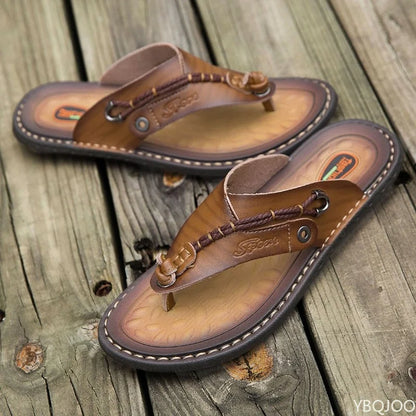 Men Handmade Leather Outdoor Sandals