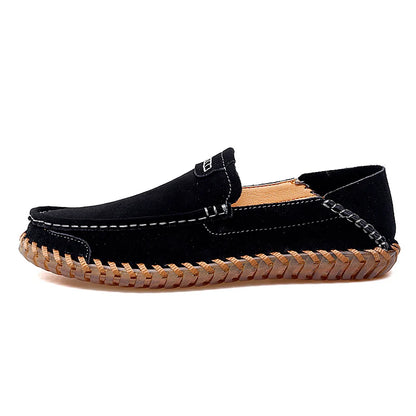 Men’s Large Size Leather Casual Loafers